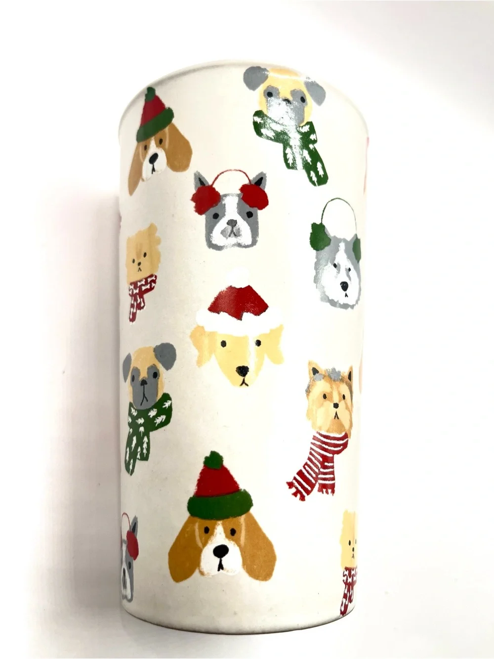 st. nicholas square Holiday/Christmas/Winter/Festive Dogs Ceramic Mug - White